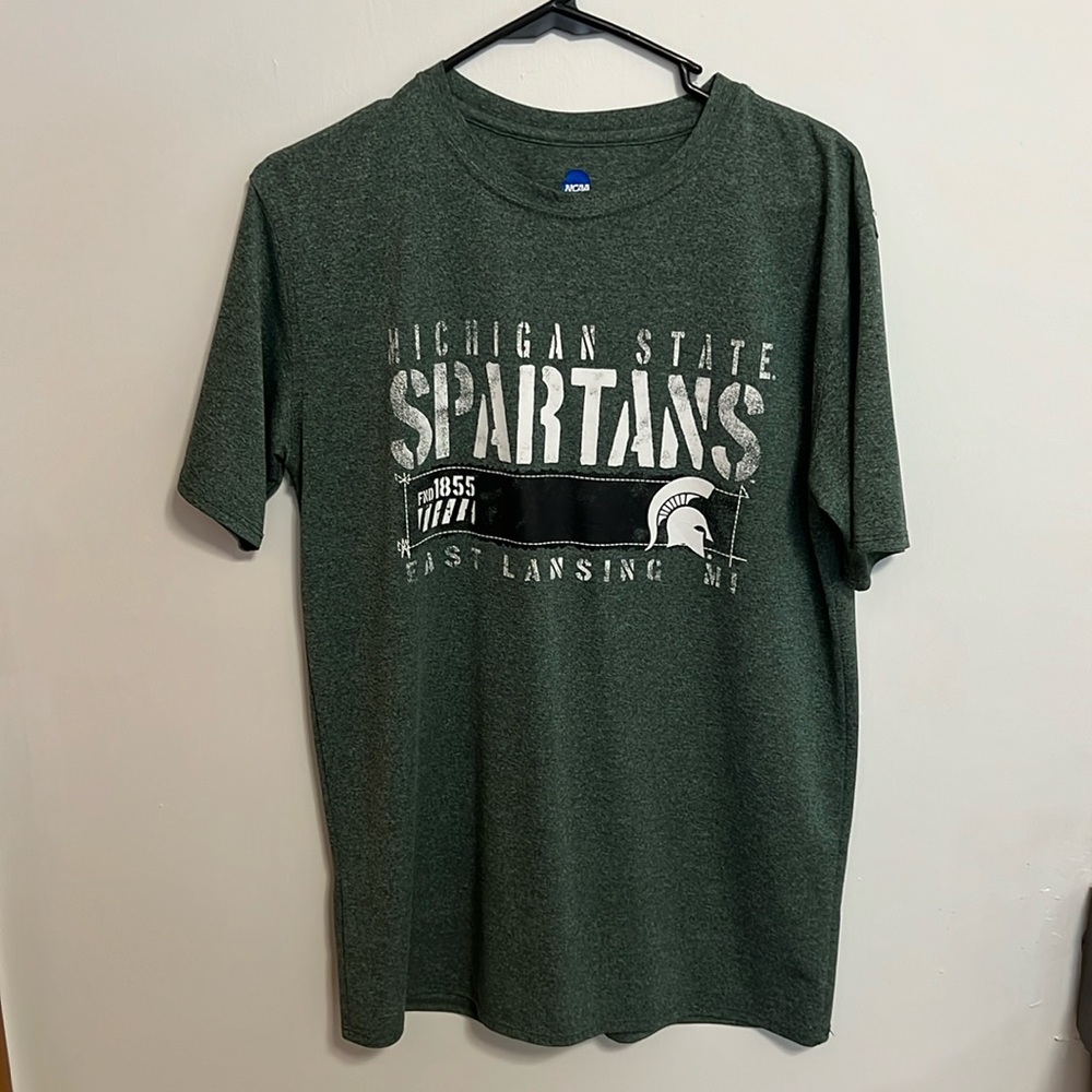Official NCAA Gear, Michigan State Spartans, T Shirt, Men’s Size L